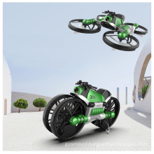 2 in1 HD aerial camera deformation motorcycle quadcopter kids Aircraft children radio control toys drone